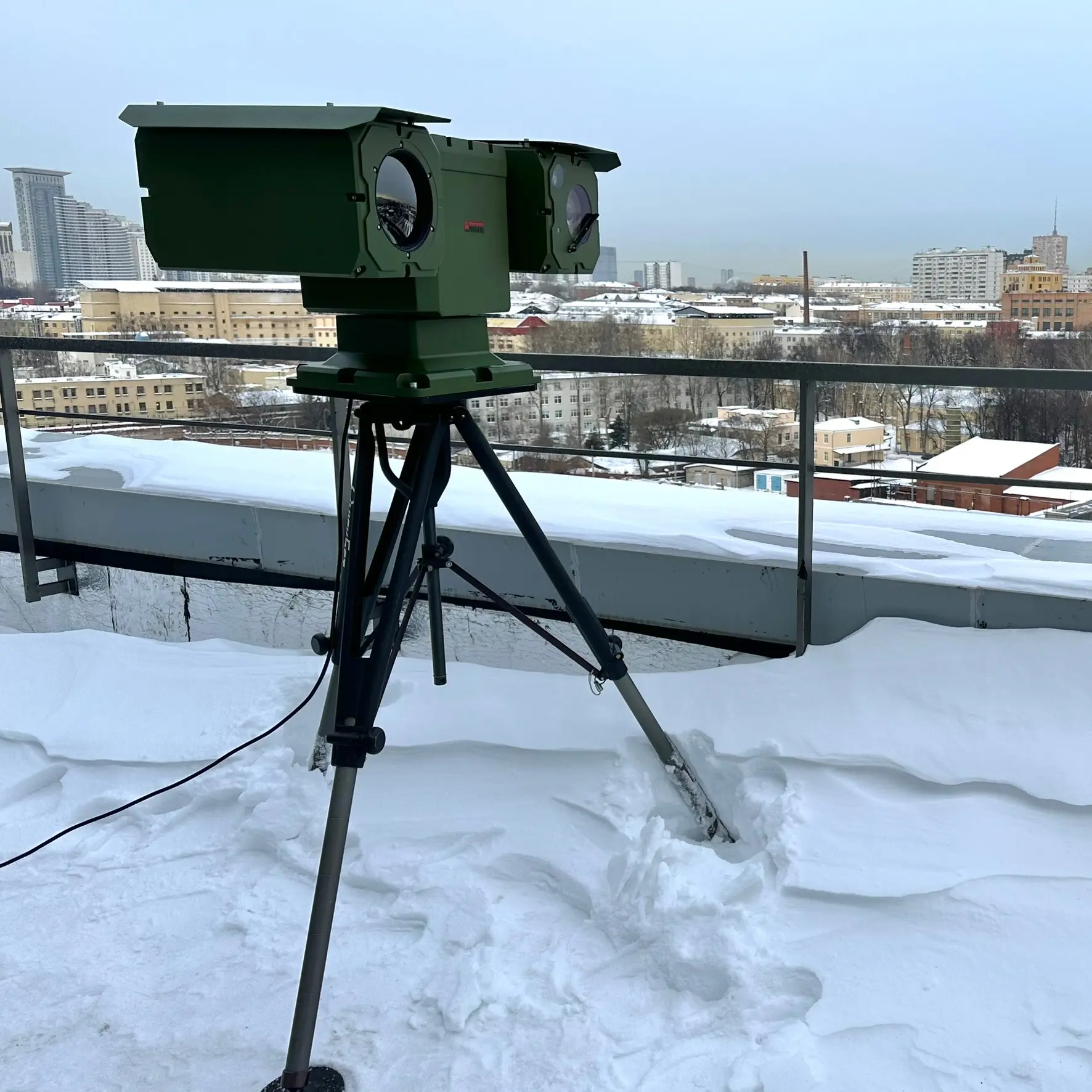 Пример установки тепловизионной камеры видеонаблюдения