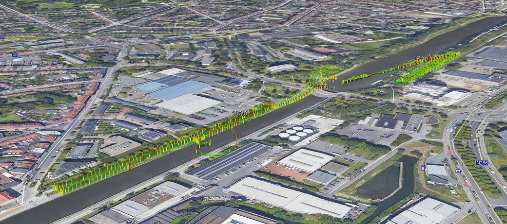 Координаты утечек метана