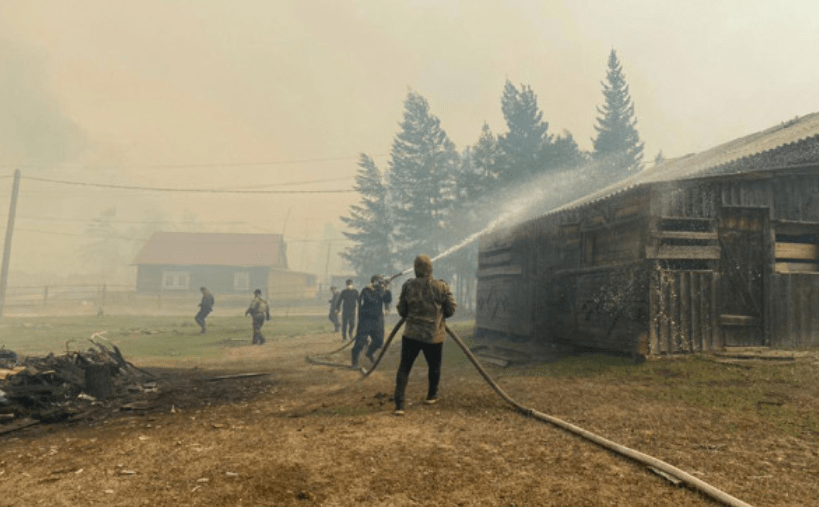 Пожары в Красноярске