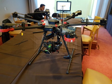 Квадрокоптер с газоанализатором