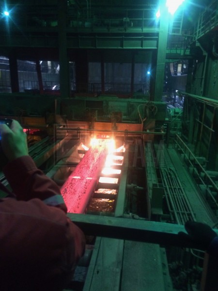 На металлургическом комбинате Северсталь