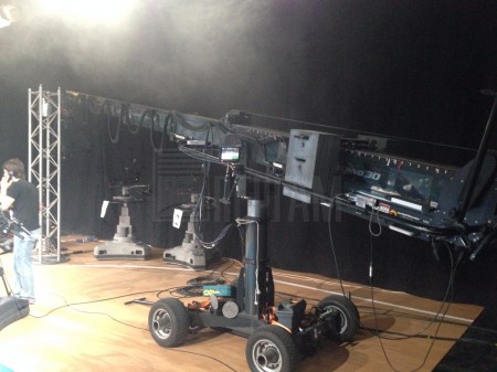 Подготовка к съёмке передачи Безумный Спорт