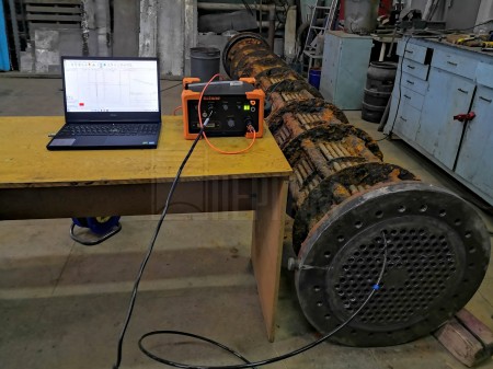 Дефектоскоп Ectane 2 в работе