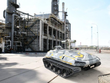 Детектор метана на роботизированной платформе