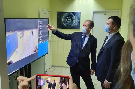 Демонстрация работы тепловизора Пергамед-Барьер