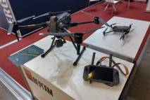 Промышленный дрон на выставке NDT Russia 2024