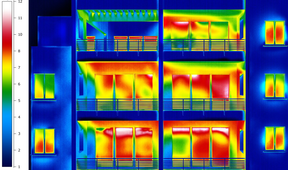 Тепловизор цвета. Инфракрасная термография электрооборудования. Тепловизионное обследование ограждающих конструкций. Тепловизор дом. Термограмма здания.