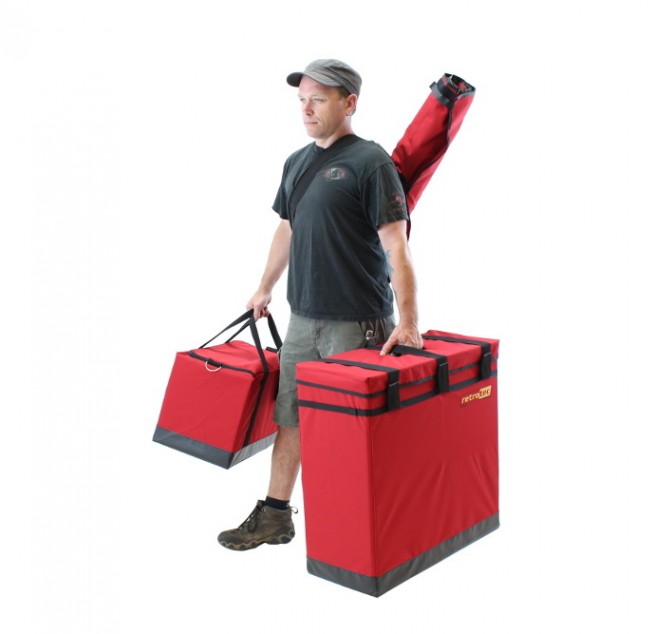 Аэродверь компактна для переноски одним человеком