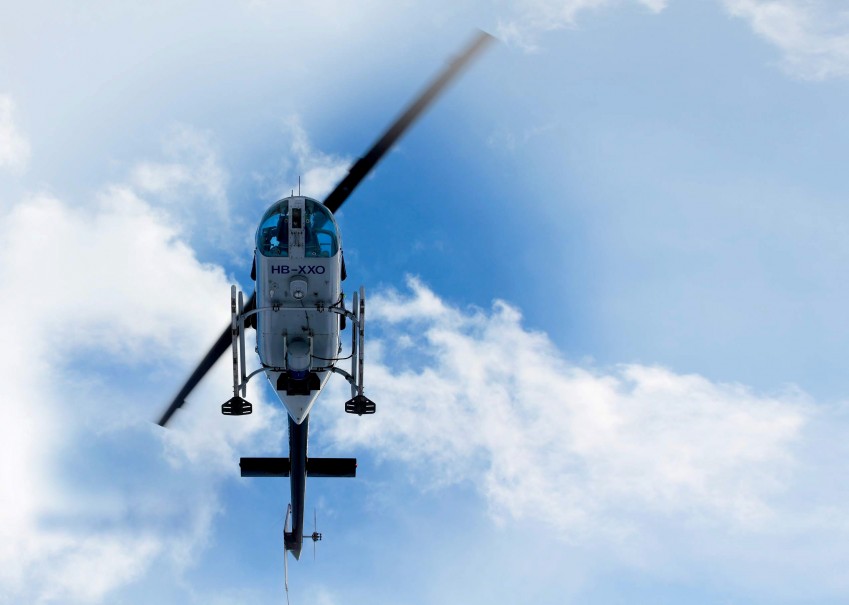 ДЛС-Пергам на вертолёте