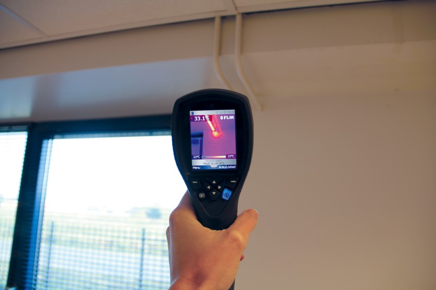 Тепловизор Flir i3 в действии