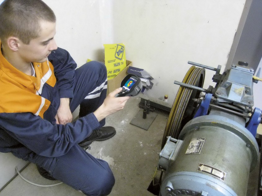 Тепловизор FLIR i7 в работе