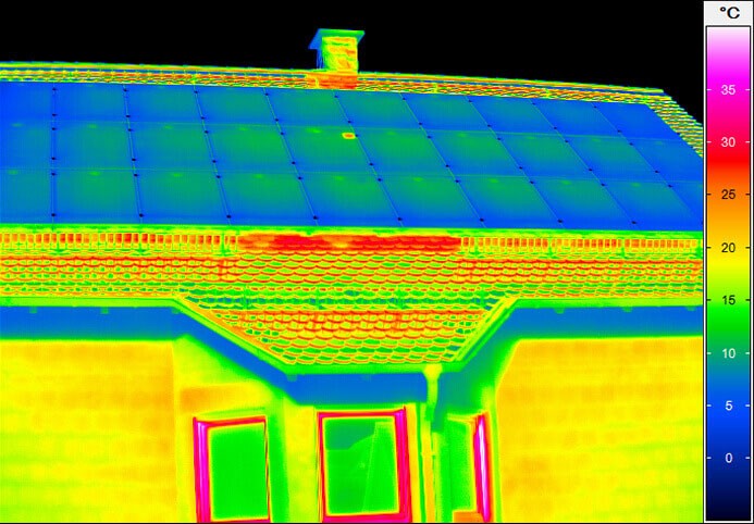 Термограмма крыши
