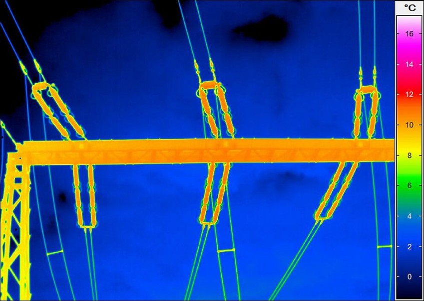 Термограмма ЛЭП