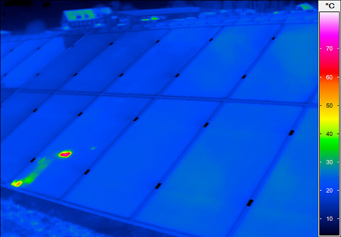 Термограмма крыши