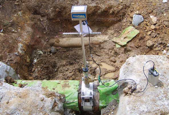 Расходомер PrimeProbe2 Smart в работе