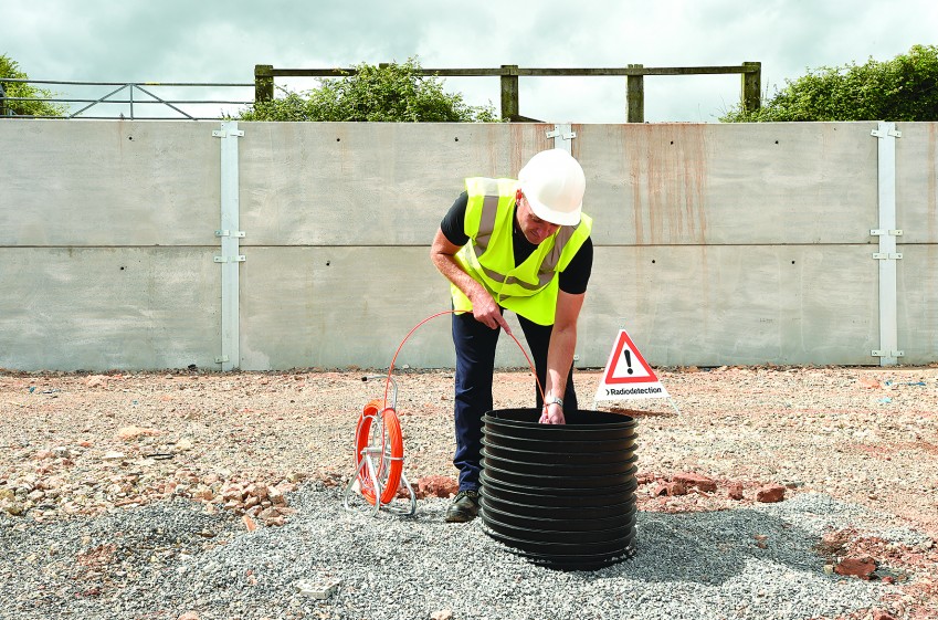 Обнаружение труб и каналов из непроводящих материалов