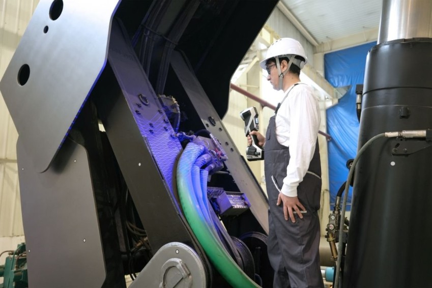 Оцифровка крупногабаритных деталей 3D сканером ScanTech KSCAN-X