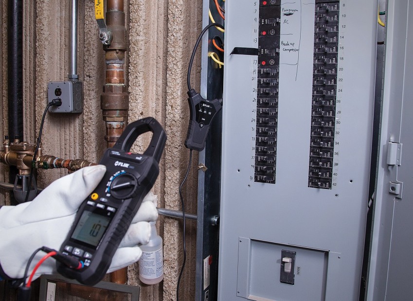 Измерение тока FLIR TA74 и CM83