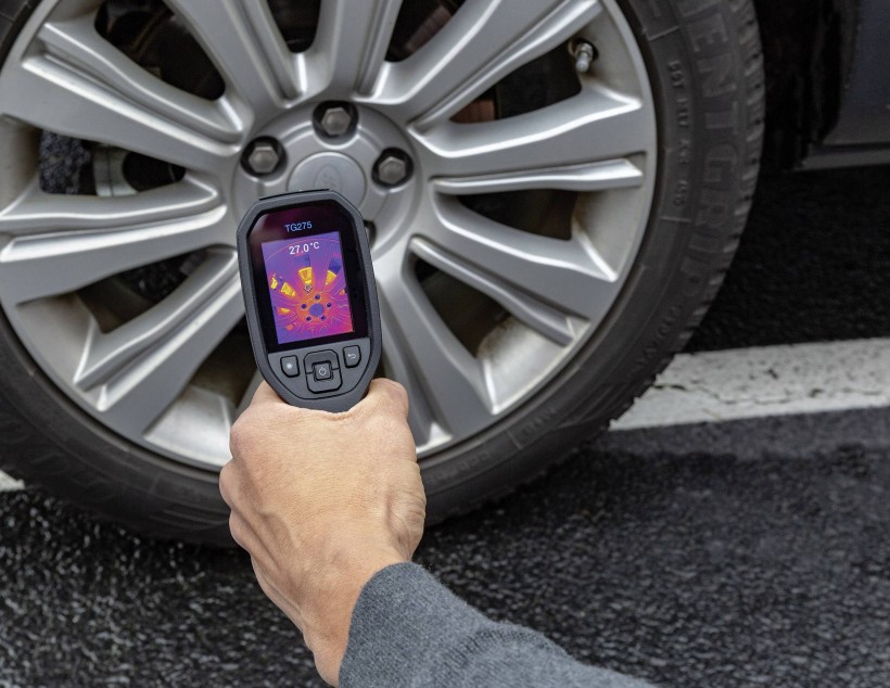 Тепловизионное обследование литых дисков