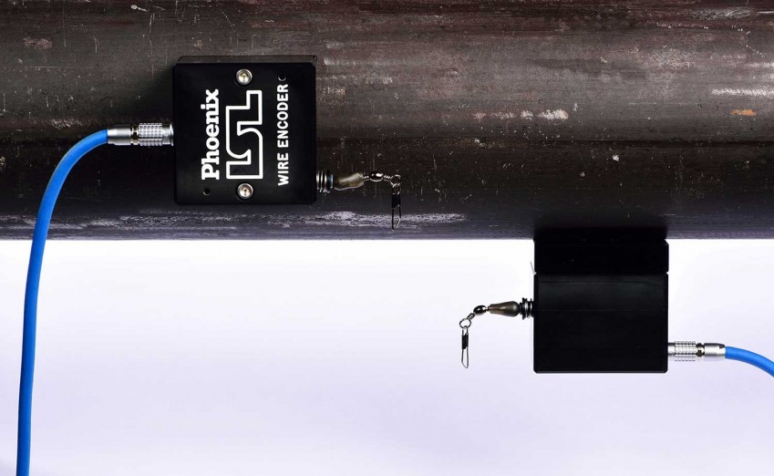 Сканирование трубы при помощи сканера Tracer