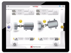 Система лазерной центровки Pruftechnik tab@lign