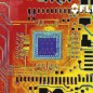 Тепловизионное изображение микропроцессорной платы
